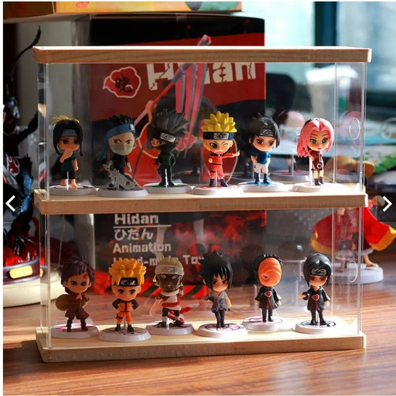 Bonecos Figura de Ação Colecionáveis Naruto Shippuden + chaveiro